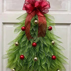 Feestelijke kerstboom wandhanger voor de woonkamer
