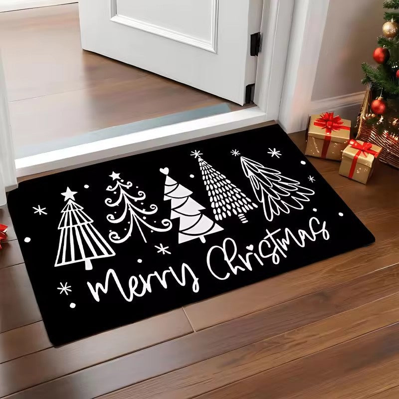 Kerstwelkomstmat voor winterse huisdecoratie