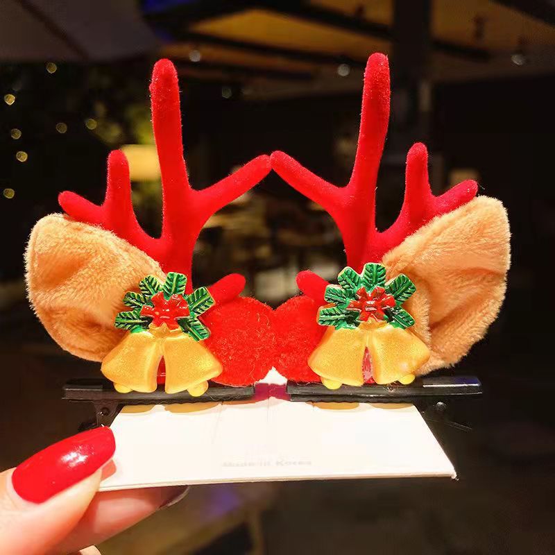 Reindeer Clips - Reindeer Antler Christmas Hair Clip [Last Day Sale] 