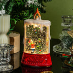 Glitterlantaarn | Kerstdecoratie | Geïntegreerde verlichting