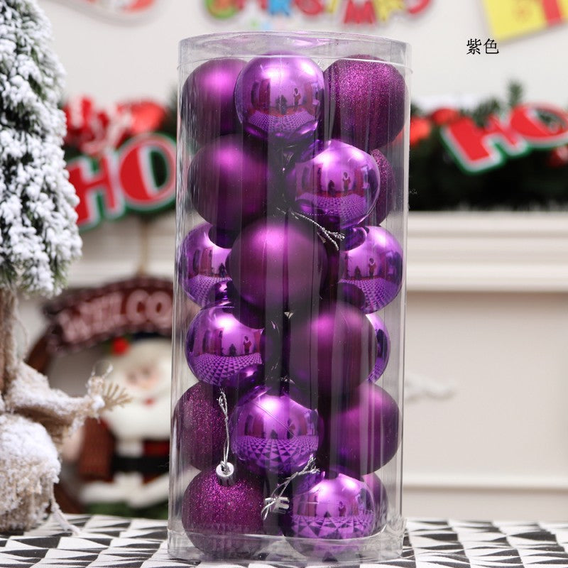 Kerstballenset | Mix van structuren | Voor kerstboom en krans
