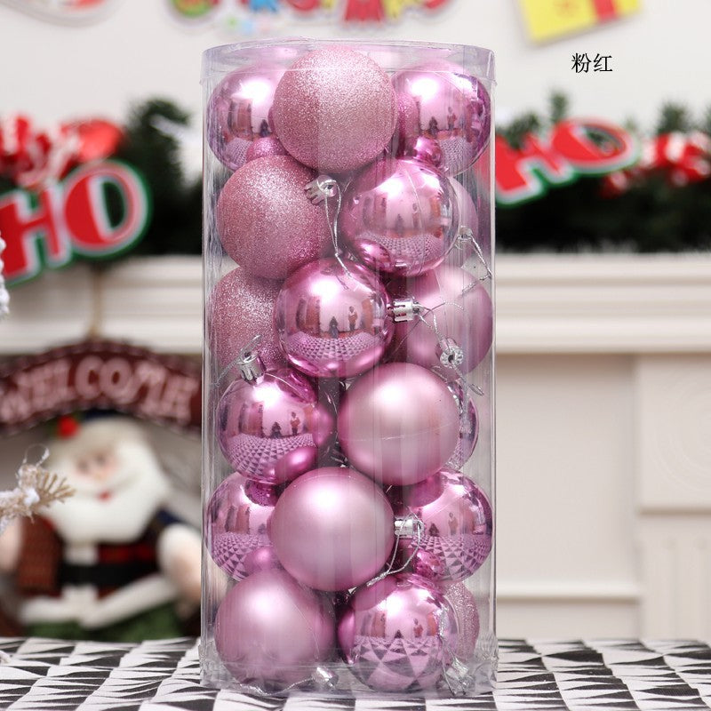 Kerstballenset | Mix van structuren | Voor kerstboom en krans
