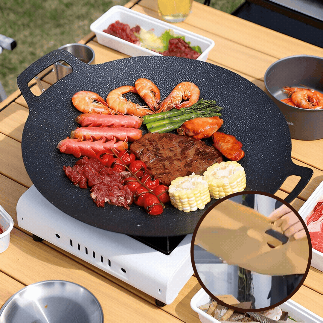 RockChef - Non-stick Stone Grill Pan [Last Day Sale]