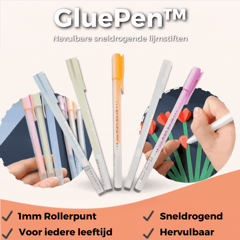 3+3 FREE | GluePen™ - Refillable Precision Glue Sticks with Roller Tip [Last Day Sale] 
