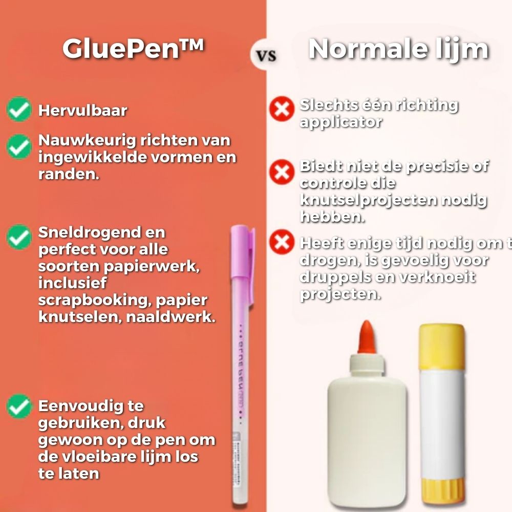 3+3 FREE | GluePen™ - Refillable Precision Glue Sticks with Roller Tip [Last Day Sale] 