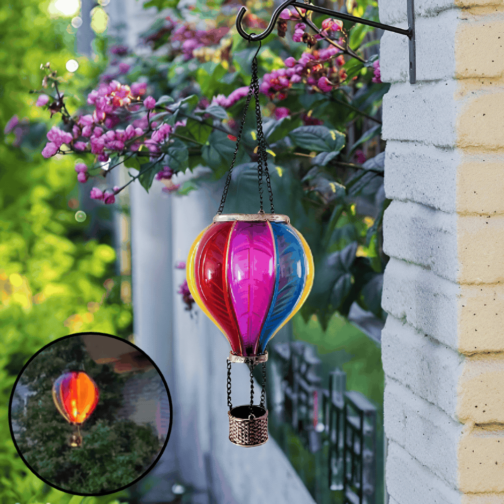 50% OFF | LumiBalloon™ - Solar-Powered Hot Air Balloon with Flame Effect (Last Day of Sale)