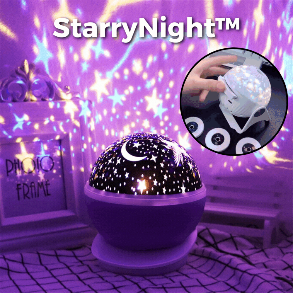 50% OFF | StarryNight™ - LED Rotating Night Light Projector [Last Day Sale]