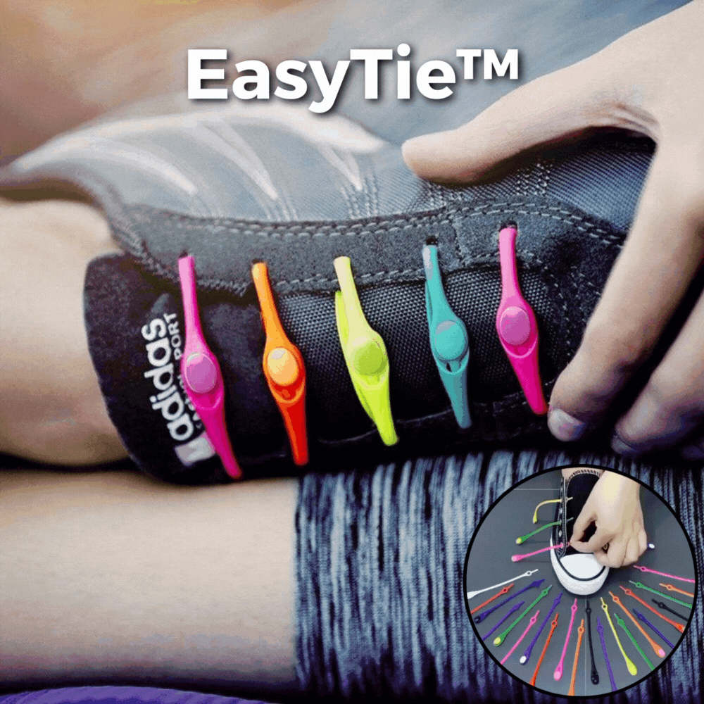 3+3 FREE | EasyTie™ - Waterproof Silicone Shoelaces [Last-day sale]