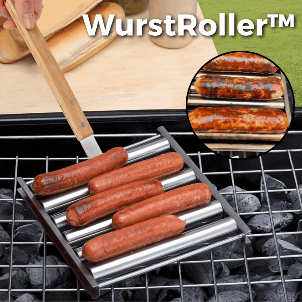50% OFF | WurstRoller™ - Stainless Steel Grilled Sausage Roll [Last Day of Sale]