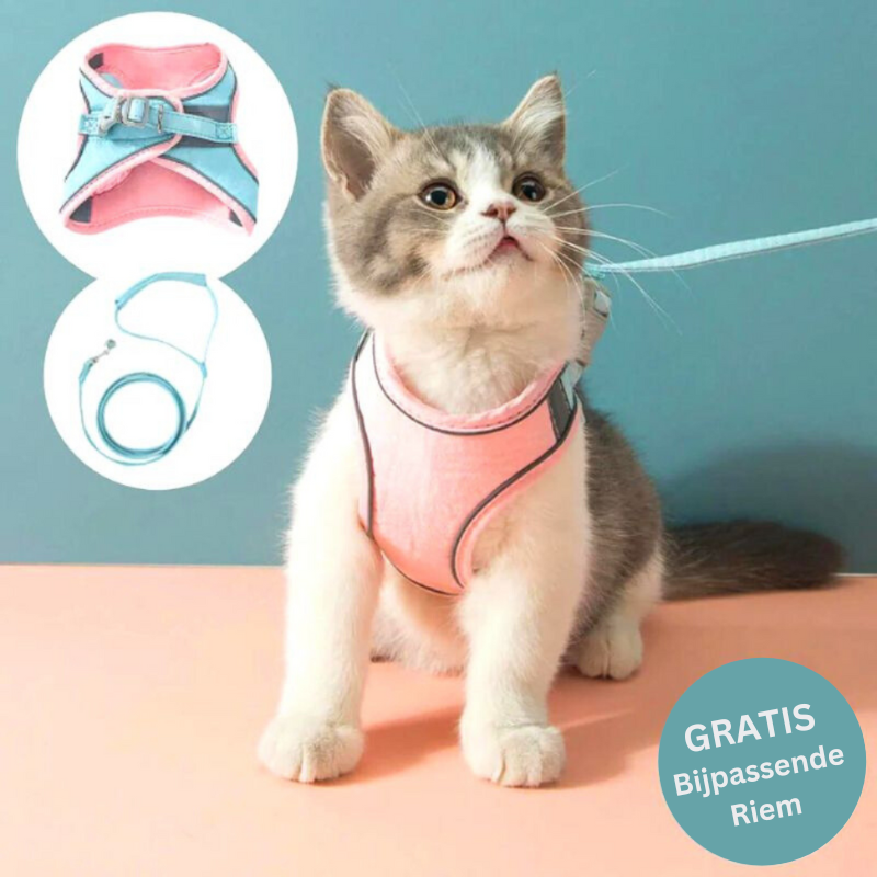 50% OFF | CatGuard - Cat Harness with Reflective Stripes [Last Day Sale]
