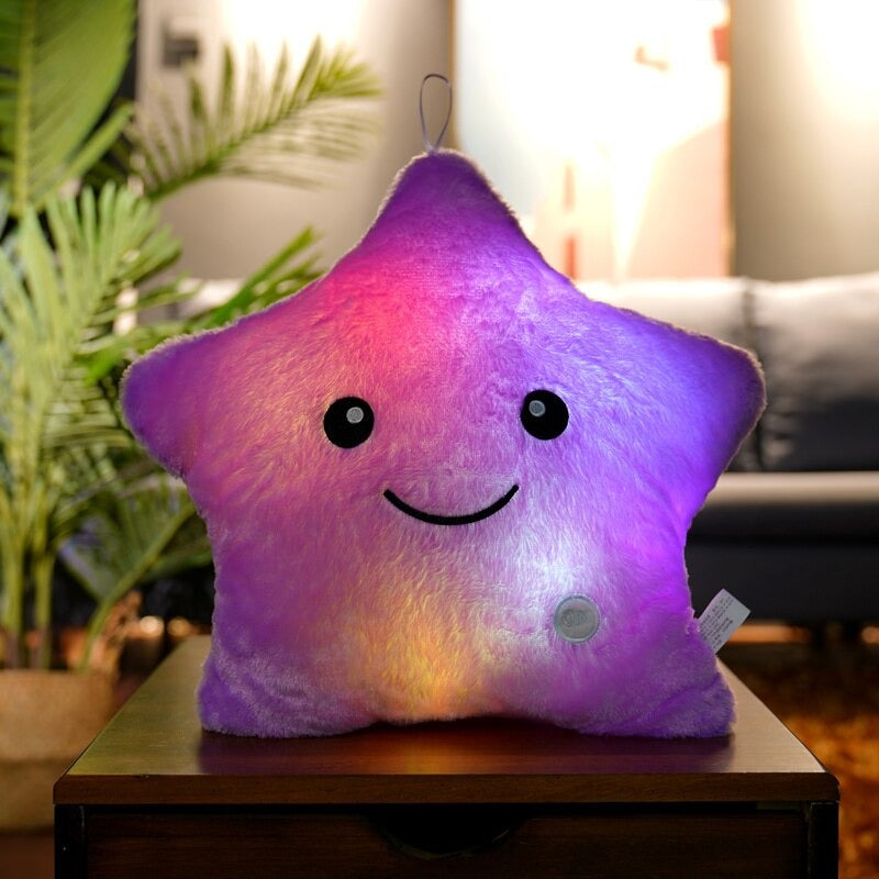 SleepyGlow - cozy pillow, cushion and night light in one