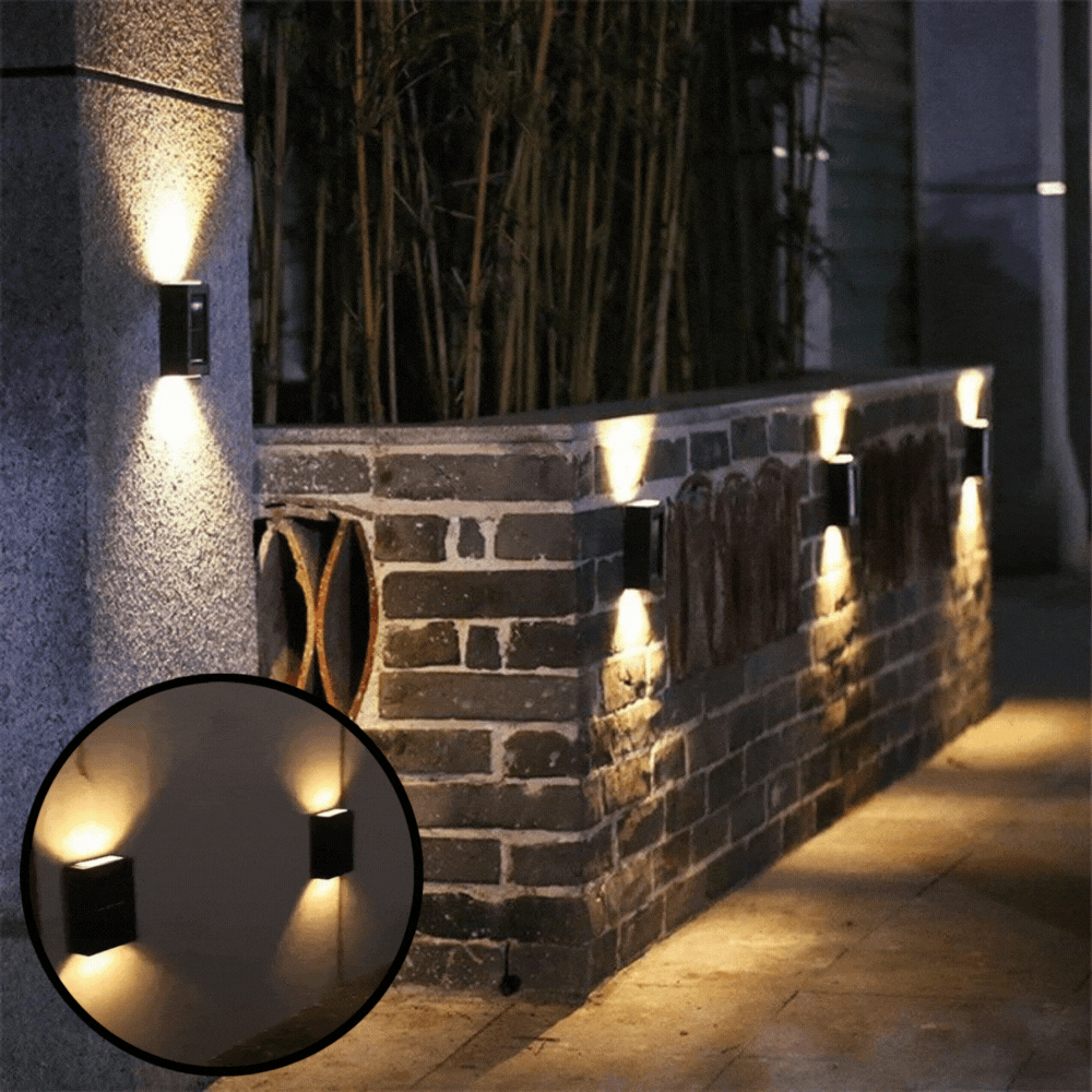 1+1 FREE | SolarWand™ - Luxuriöse LED-Solar-Wandleuchte [Letzter Tag Rabatt]