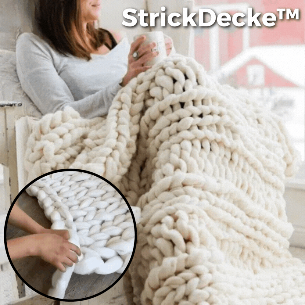 50% OFF | StrickDecke™ - Knit your own (winter) blanket! [Last day of sale] 
