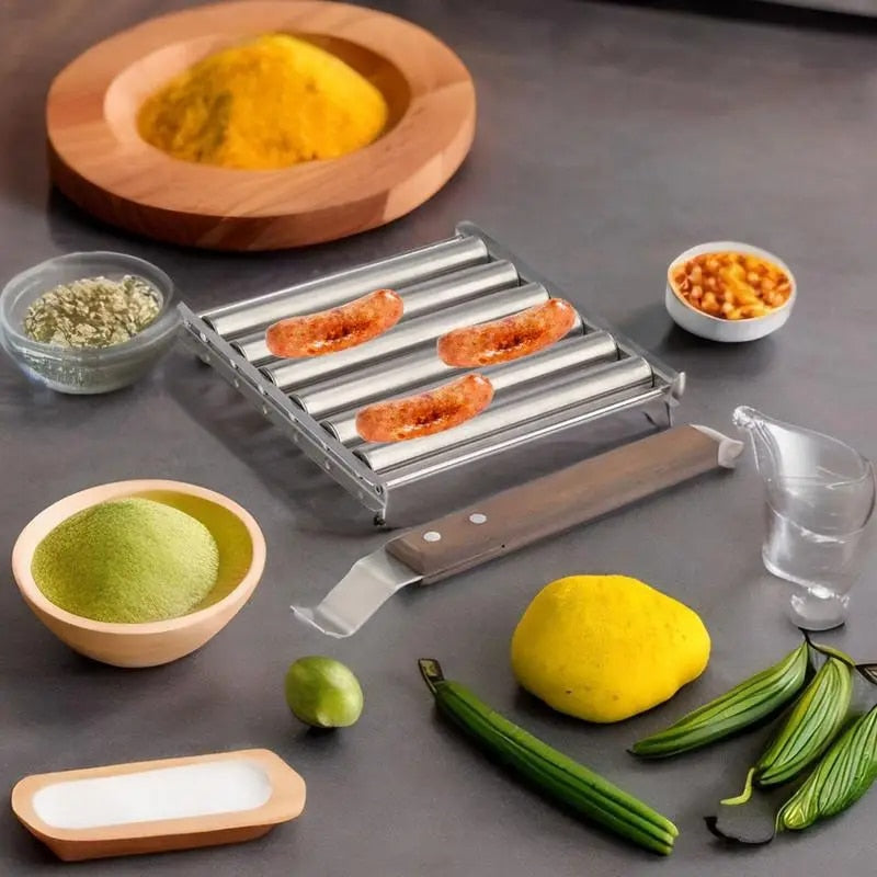 50% OFF | WurstRoller™ - Stainless Steel Grilled Sausage Roll [Last Day of Sale]