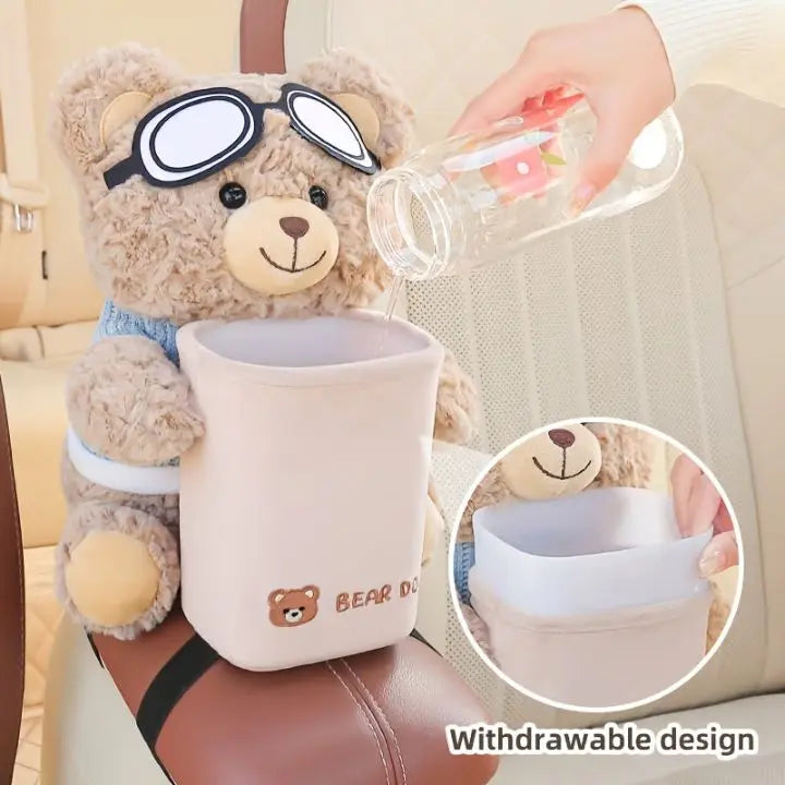 TidyBear – Fun car organizer &amp; tissue dispenser