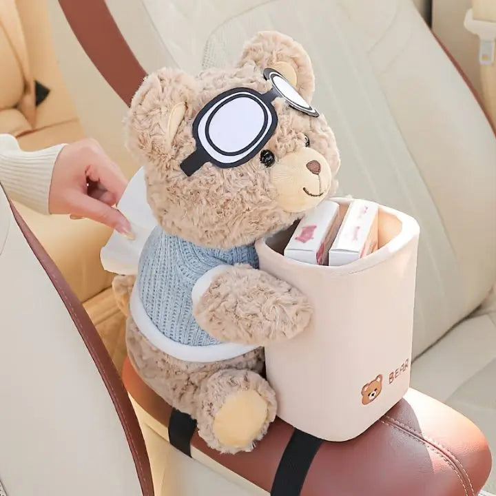TidyBear – Fun car organizer &amp; tissue dispenser