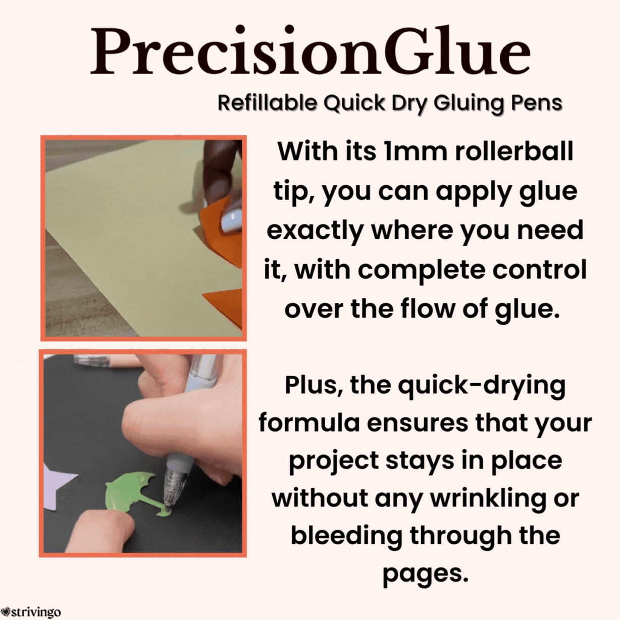 3+3 FREE | GluePen™ - Refillable Precision Glue Sticks with Roller Tip [Last Day Sale] 