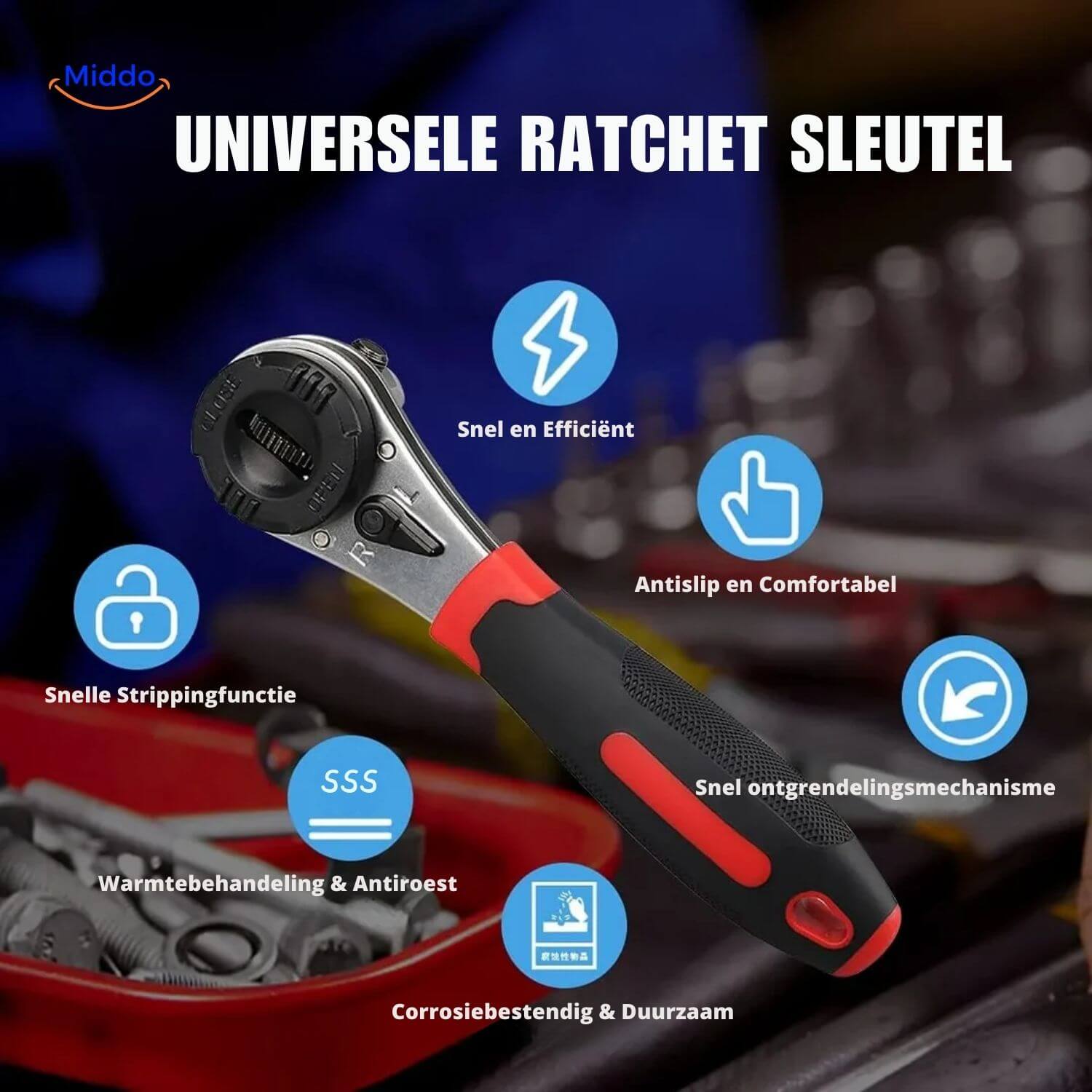 FixMate Pro - 6 tools, 1 handle, endlessly practical