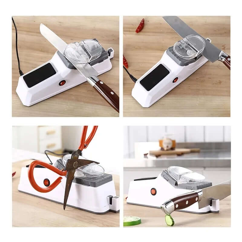 BladeBooster™ - Electric Knife Sharpener - 5 Free Sharpening Discs + Free Shipping! [Last-Day Sale]