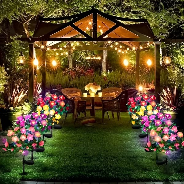 FlowerLume - Solar-powered flower lamps