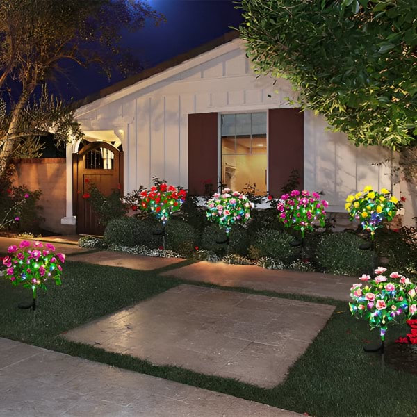 FlowerLume - Solar-powered flower lamps