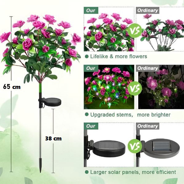 FlowerLume - Solar-powered flower lamps