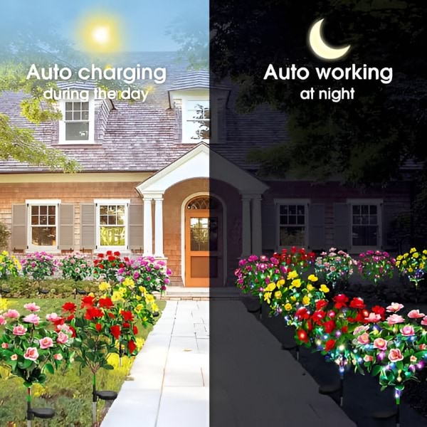 FlowerLume - Solar-powered flower lamps