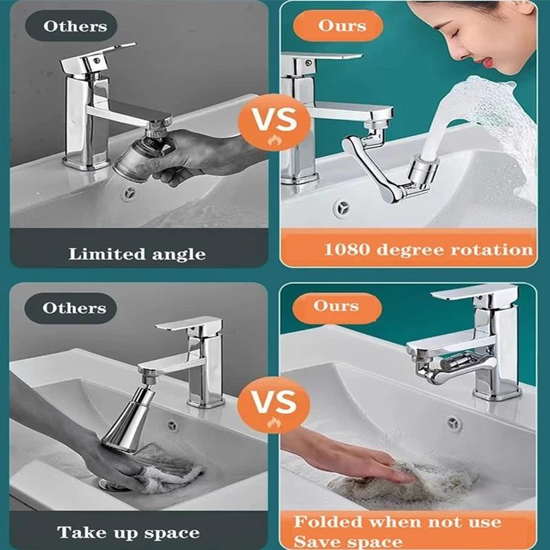 Buy one and get one free | AquaTwist™ - 360° rotating faucet with adjustable shower head [last day's discount]