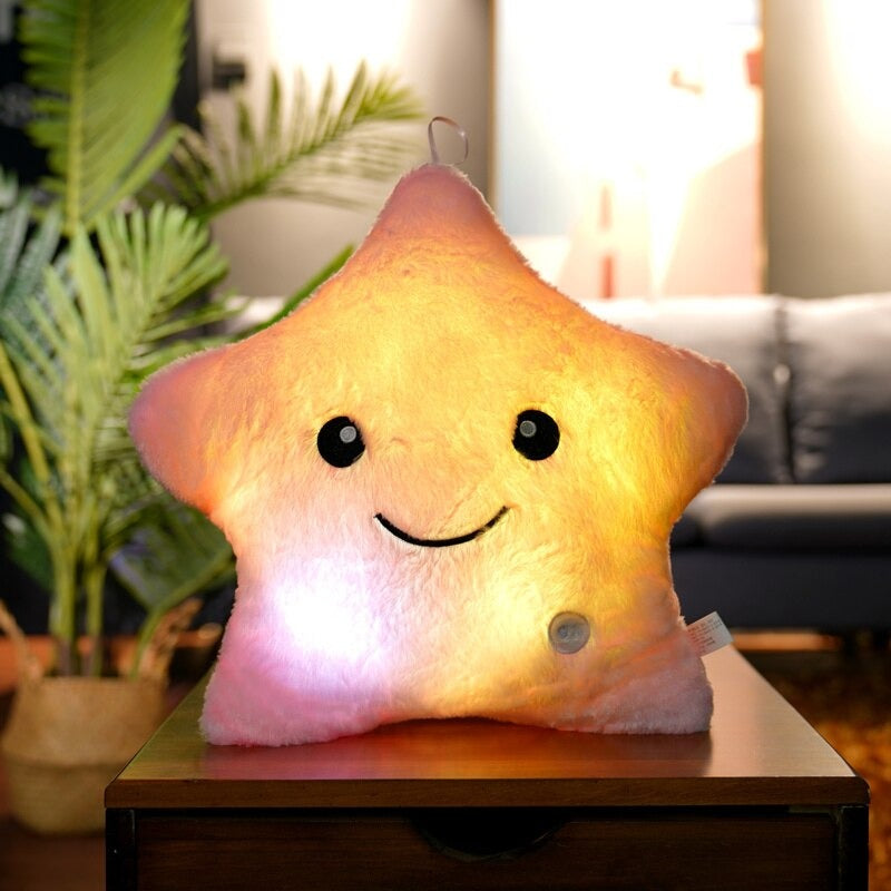 SleepyGlow - cozy pillow, cushion and night light in one