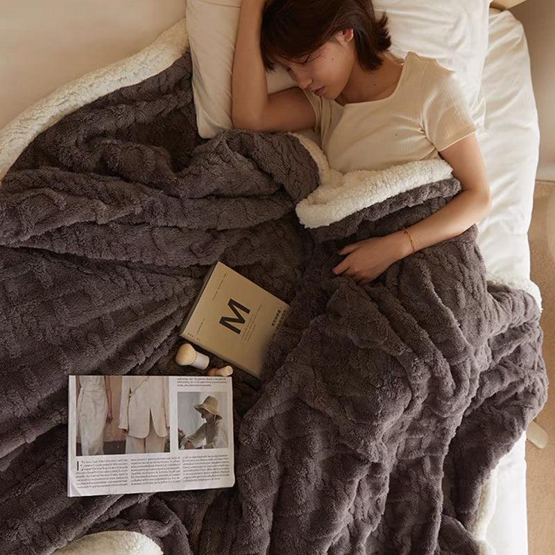 AlpineWrap™ - Winter blanket made of thick wool [Last day sale]