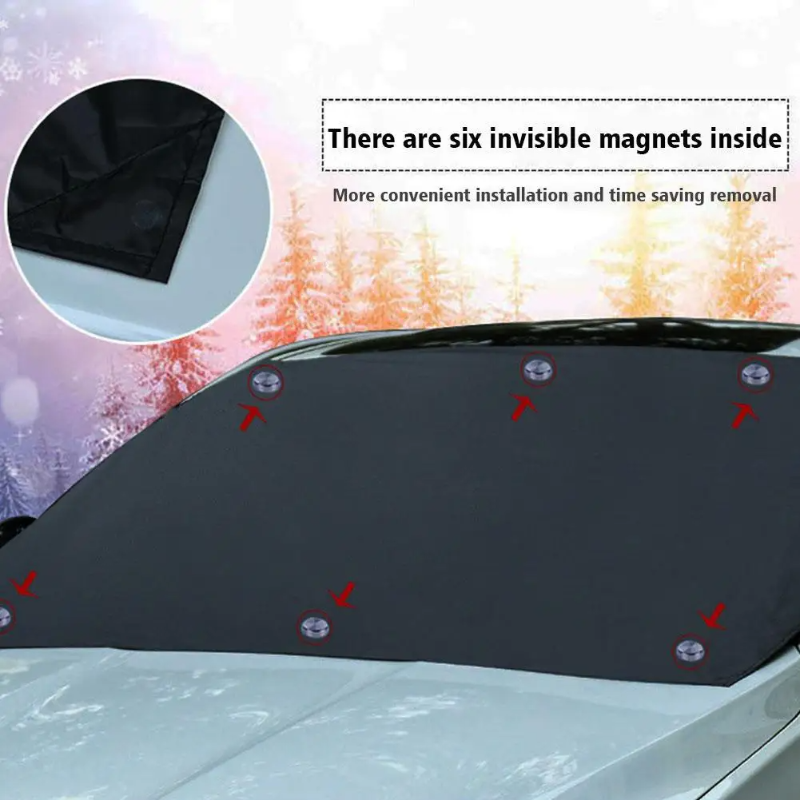 FrostArmor - All-Weather Magnetic Windshield Cover for Your Car
