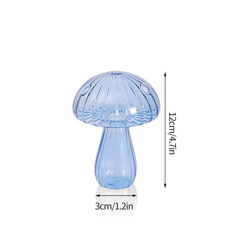 Buy 1+1 FREE | MushyGlass™ - Glass Musroom Flower Vase [last day's sale]