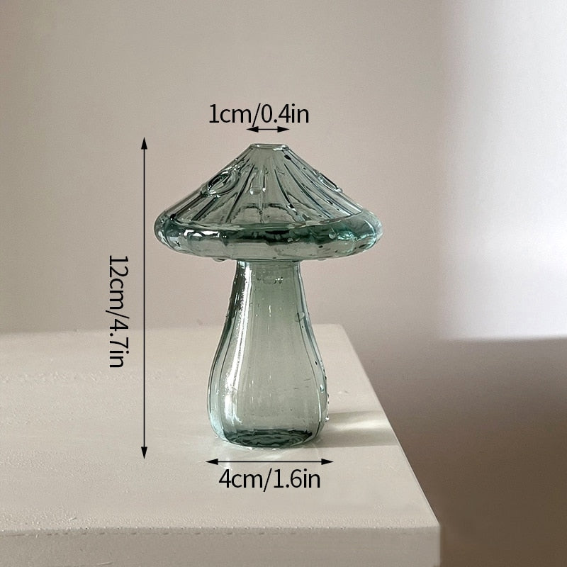 Buy 1+1 FREE | MushyGlass™ - Glass Musroom Flower Vase [last day's sale]