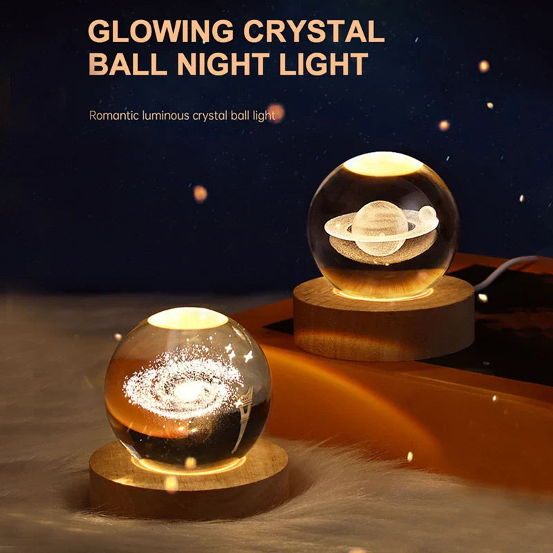 DreamLight™ - Galaxy Crystal Ball LED Night Light - Nursery Lamp &amp; Creative Gift [Last Day Sale]