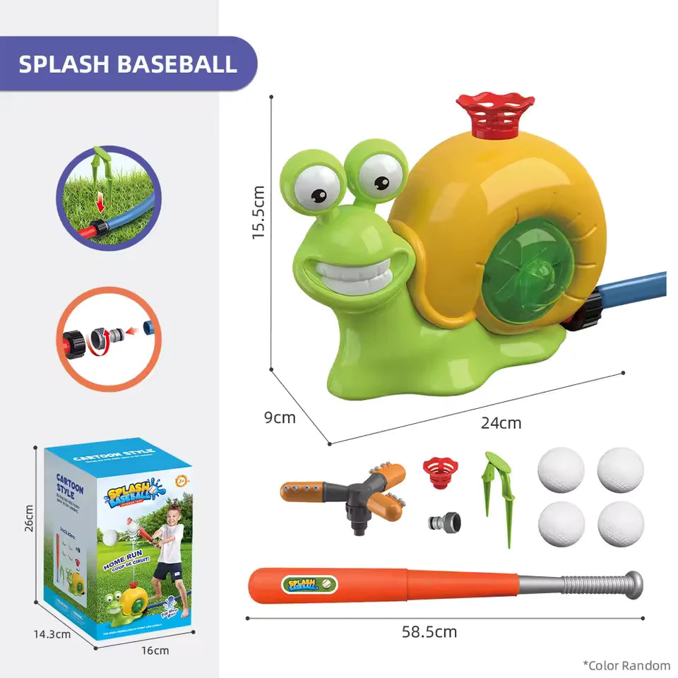 SplashSlugger - Baseball meets water fun in the garden