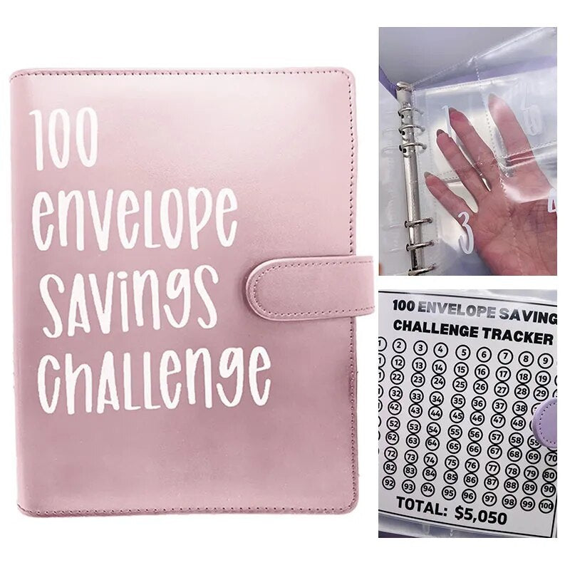 MoneyGoal - 100 Envelope Savings Challenge Binder [Last Day Discount]