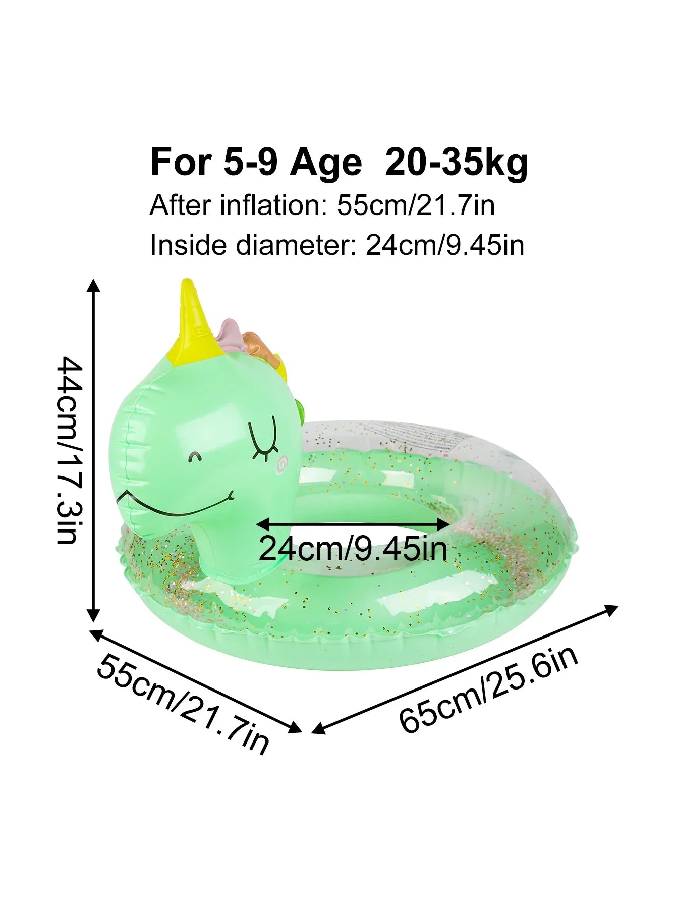 Buy 1+1 FREE | DinoFloat – The inflatable dinosaur swimming ring for kids