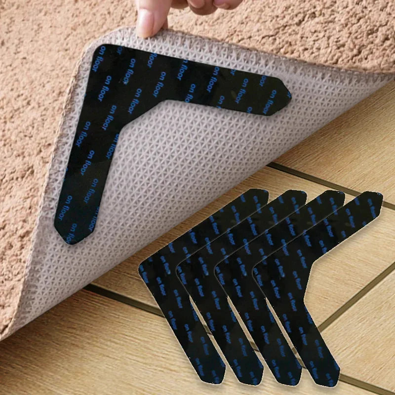 2+2 FREE | GripTite - L-shaped, non-slip carpet grippers for carpets and hardwood floors [Last day sale] 