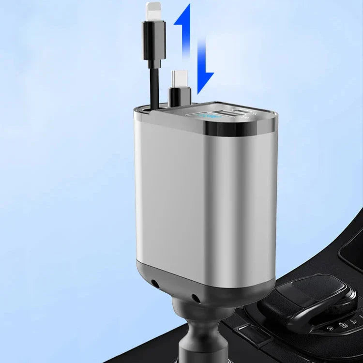 50% OFF | AutoCharge™ - 4-in-1 Fast Car Charger [Last Day Sale]