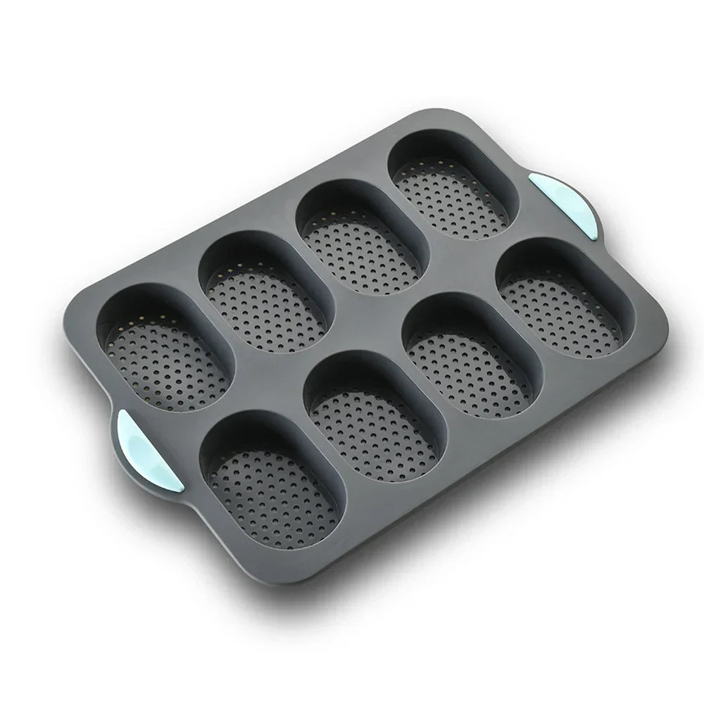 CrustyBake - Silicone Baguette Baking Pan with Non-Stick Coating
