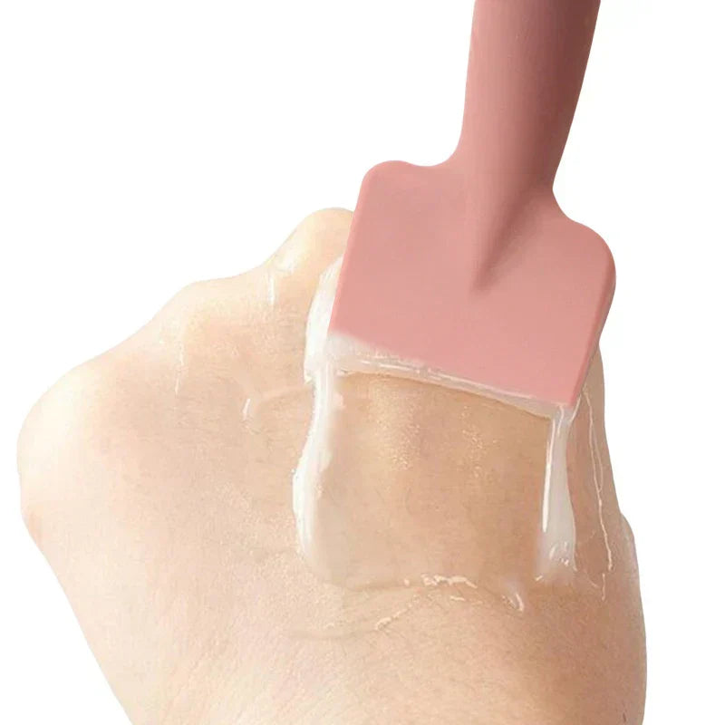 SilkDuo - 2-in-1 facial mask applicator with brush &amp; spatula
