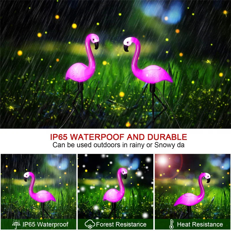 Buy one and get one free | FlamLit - Flamingo Solar Light [Last day sale] 