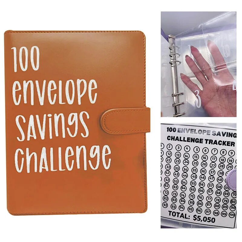 MoneyGoal - 100 Envelope Savings Challenge Binder [Last Day Discount]