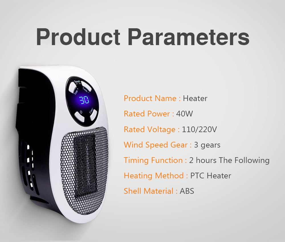 50% OFF | ThermaVent™ - Portable Electric Fan Heater [Last Day Sale]