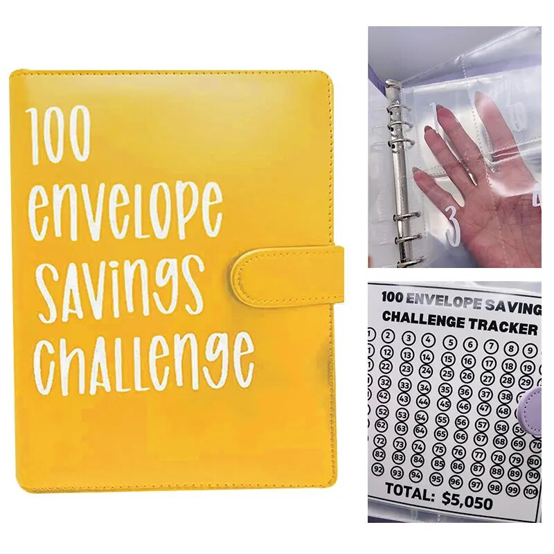 MoneyGoal - 100 Envelope Savings Challenge Binder [Last Day Discount]