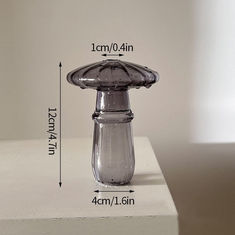 Buy 1+1 FREE | MushyGlass™ - Glass Musroom Flower Vase [last day's sale]