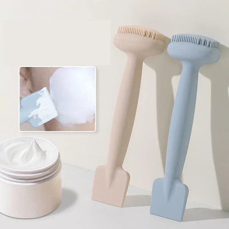 SilkDuo - 2-in-1 facial mask applicator with brush &amp; spatula