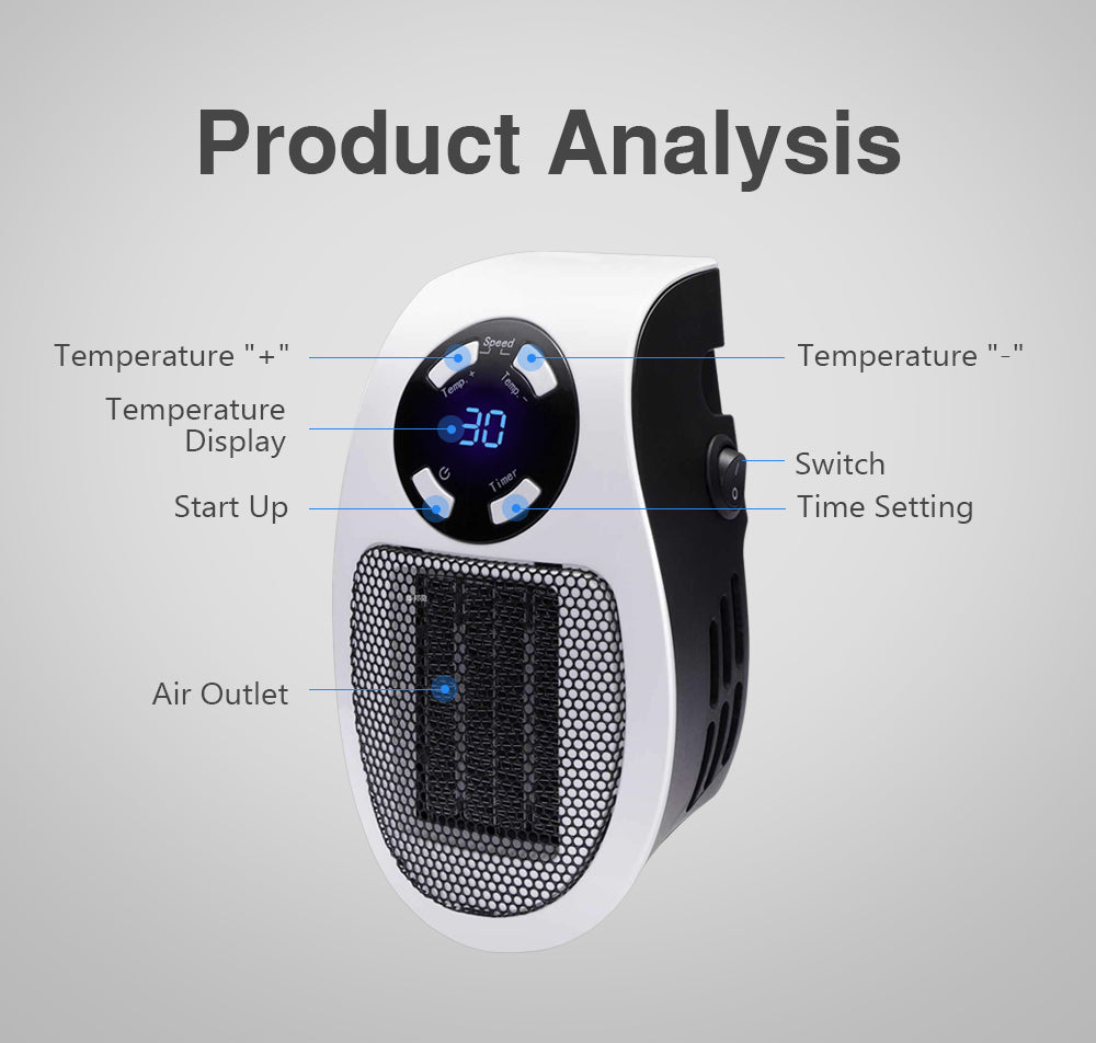 50% OFF | ThermaVent™ - Portable Electric Fan Heater [Last Day Sale]