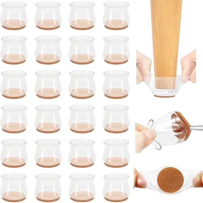 4+4 FREE | SilentFeet - No more scratches and noise when moving furniture