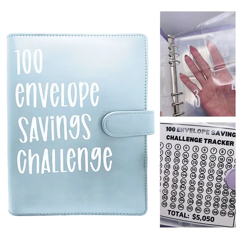 MoneyGoal - 100 Envelope Savings Challenge Binder [Last Day Discount]